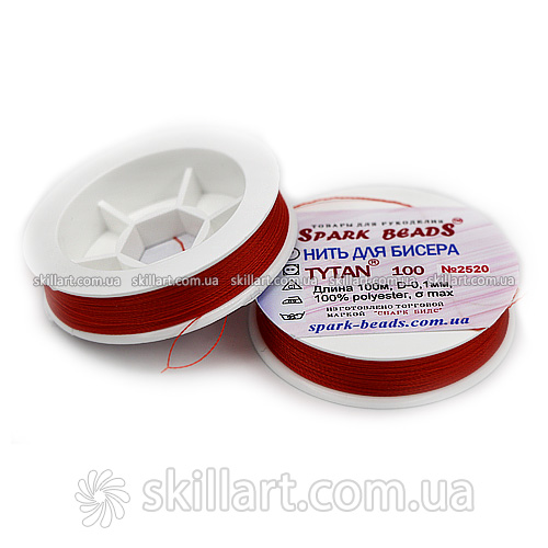 Нитки для бисера Tytan 100 Spark Beads (100м)